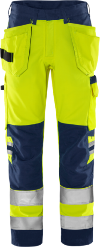 BUKSE HI-VIS GRØNN KL.2 C154