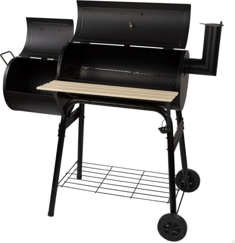 Kullgrilling med Hjul Aktive Stål Plast Emaljert metall 106 x 106 x 61 cm Svart