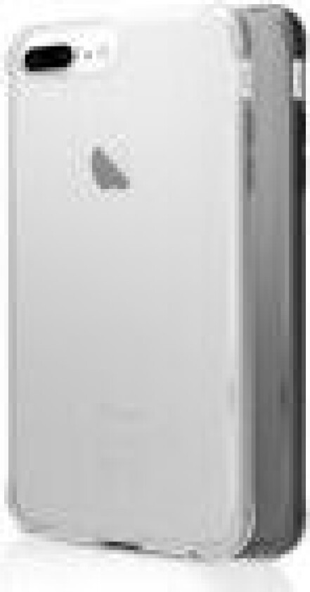 ITSKINS NANO DUO cover til iPhone 8 Plus / 7 Plus / 6s Plus / 6 Plus®. Sort og gennemsigtig