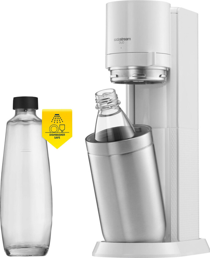 SodaStream DUO White +2 Bot. W/O CYL.