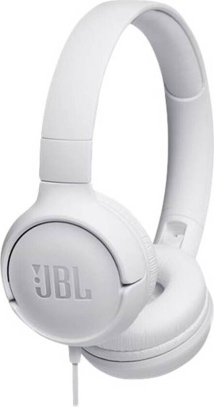 Jbl Tune 500 Hodetelefoner 3,5 Mm Jakk Stereo Hvit