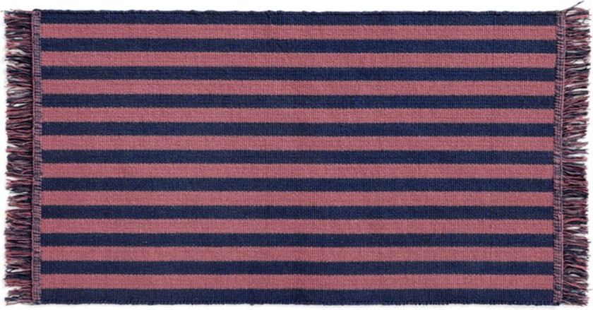 Stripes and Stripes dørmatte 52x95 cm Navy cacao