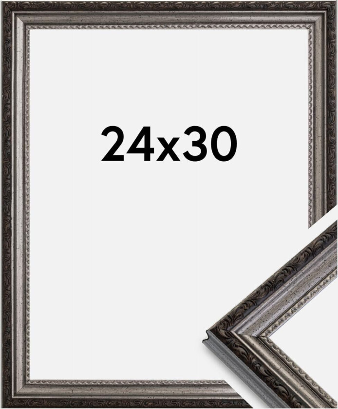 Ramme Abisko Akrylglass Sølv 24x30 Cm