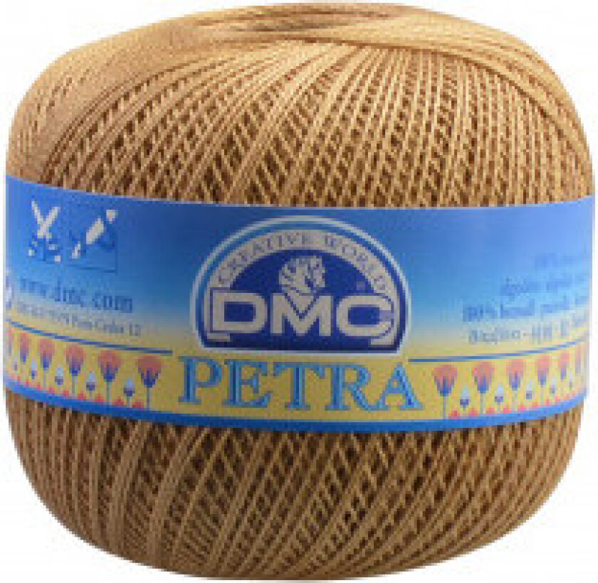 Petra nr. 8 Heklegarn Unicolour 53045 Beige