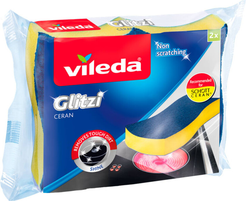 Keramisk Svamp 2pk Vileda Glitzi