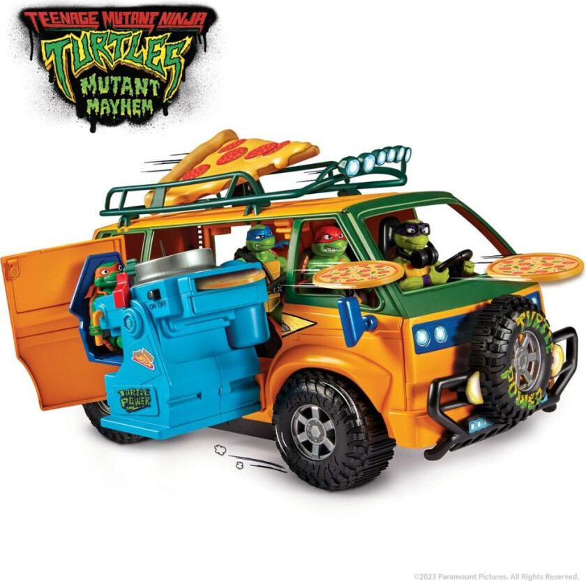 Turtles Mm Pizza Delivery Van