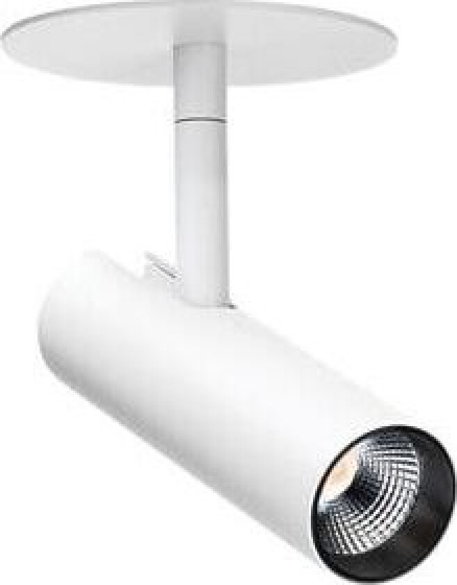 Tube Micro R takspot for innfelling 15W 3000 kelvin dimbar RA98 - Hvit