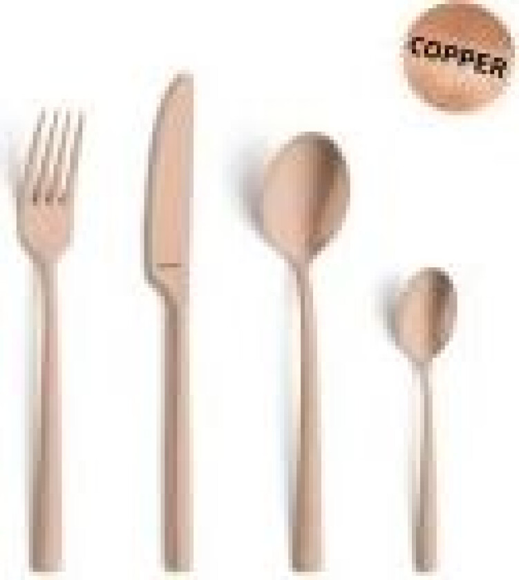 Manille 9035 - 16-stk sæt i vintage æske - kobber-stenvask