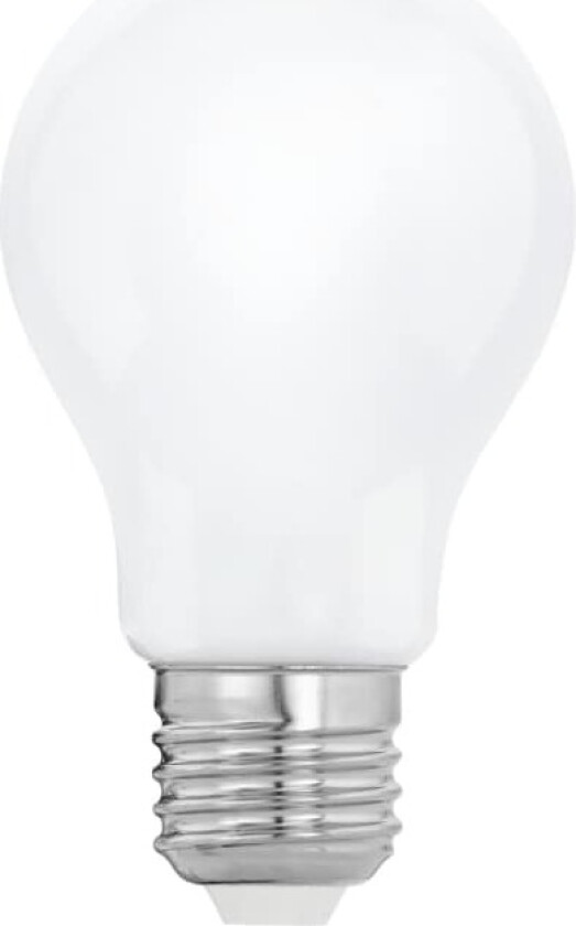 Eglo - LED-filamentlyspære - form: A60 - E27 - 12 W (ekvivalent 100 W) - klasse E - varmt hvitt lys - 2700 K - melkehvit