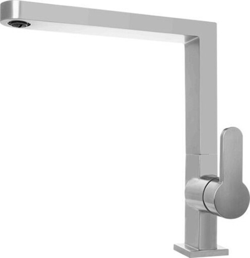 Steel A Square kjøkkenarmatur, rustfritt stål