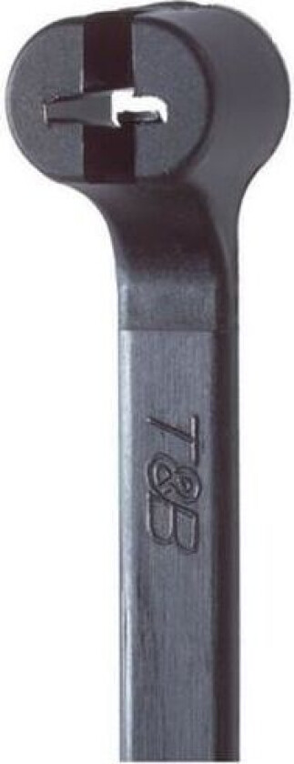 TYB25MX Buntebånd låsbare, svart, 4,8 x 186 mm, 1000-pakning