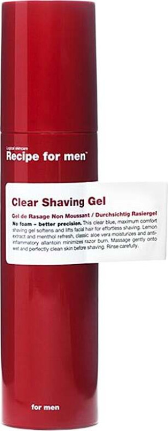 Clear Shaving Gel