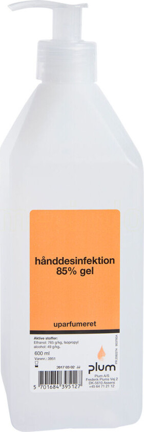 Bilde av Hånddesinfeksjon Gel 85% - 600 ml
