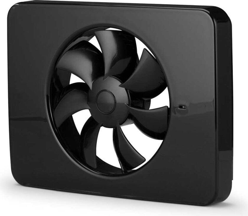 Intellivent 2.0 Baderomsv. Sort Ø100/125 Fukt/Timer. - 4910703