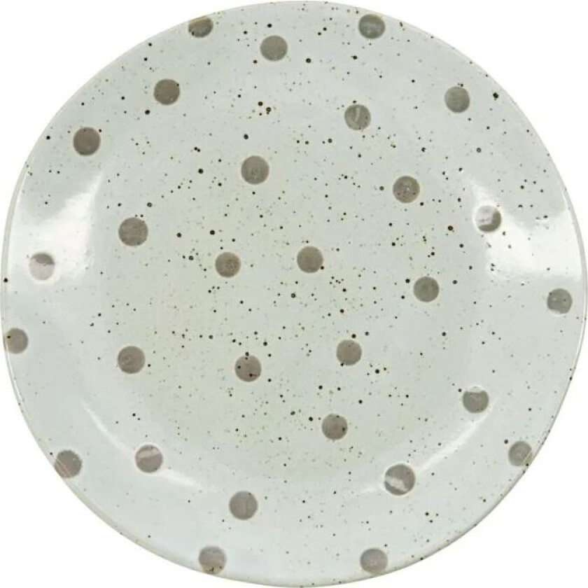 Dots tallerken Ø 19,5 cm Beige