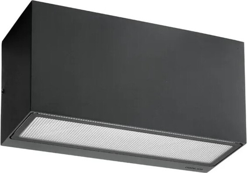 - Asker LED Down Utendørs Vegglampe 22,5 cm Svart