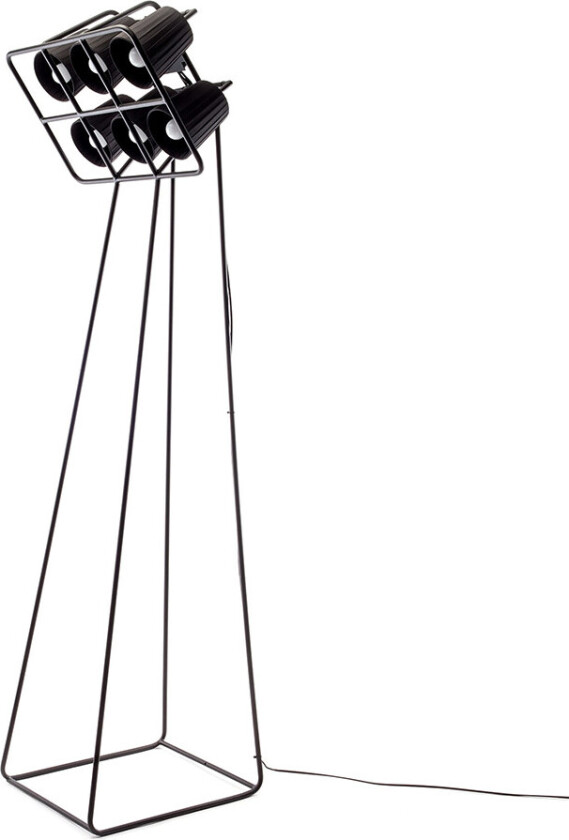 - Multilamp Gulvlampe Svart