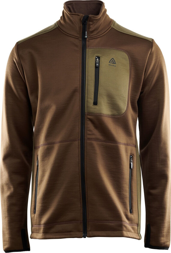Men's WoolShell Jacket S, Capers/Dark Earth