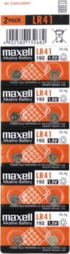 Maxell LR41 10-pakk 11716800