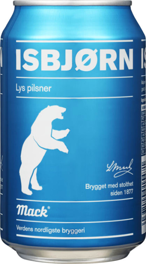 Isbjørn 0,33l boks