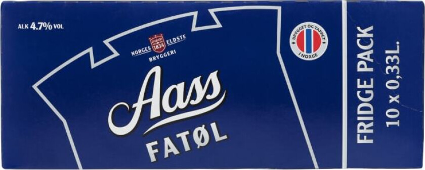Fatøl 0,33lx10 boks