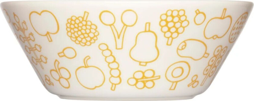 iittala Oiva Toikka Frutta skål Ø15 cm Gul