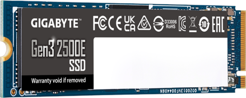 Gen3 2500E SSD - 500GB - PCI-E 3.0 - M.2 2280