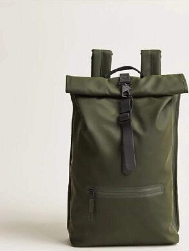 Rains Rolltop Rucksack W3 OneSize, Green
