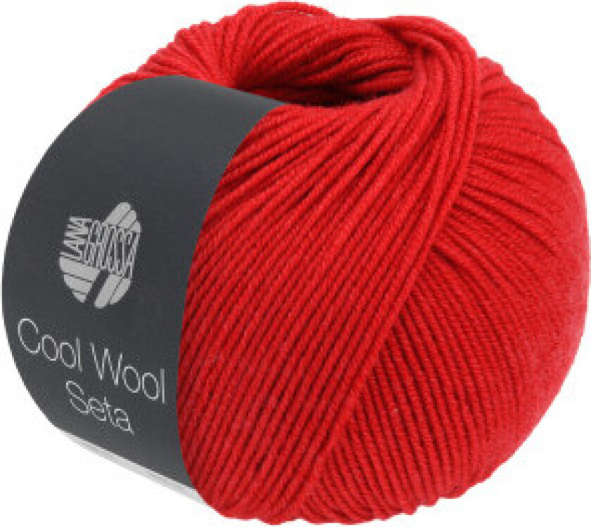 Cool Wool Seta Garn 09 Rød