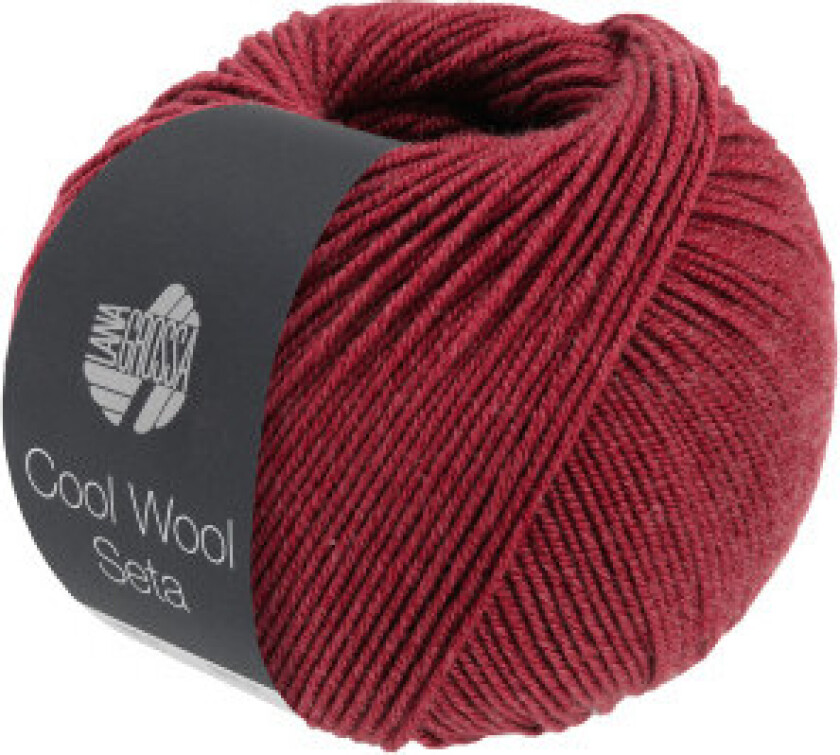 Cool Wool Seta-garn 10 Burgundy