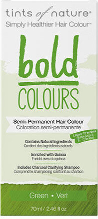 Tints Of Nature Dristig Grønn Hårfarge - 70 ml