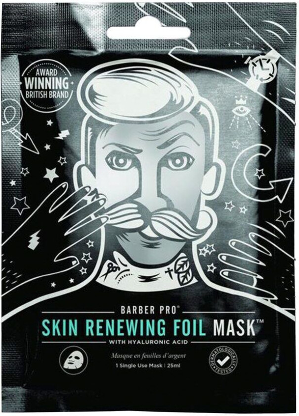 Barber Pro Skin Renewing Foil Mask Ansiktsmaske