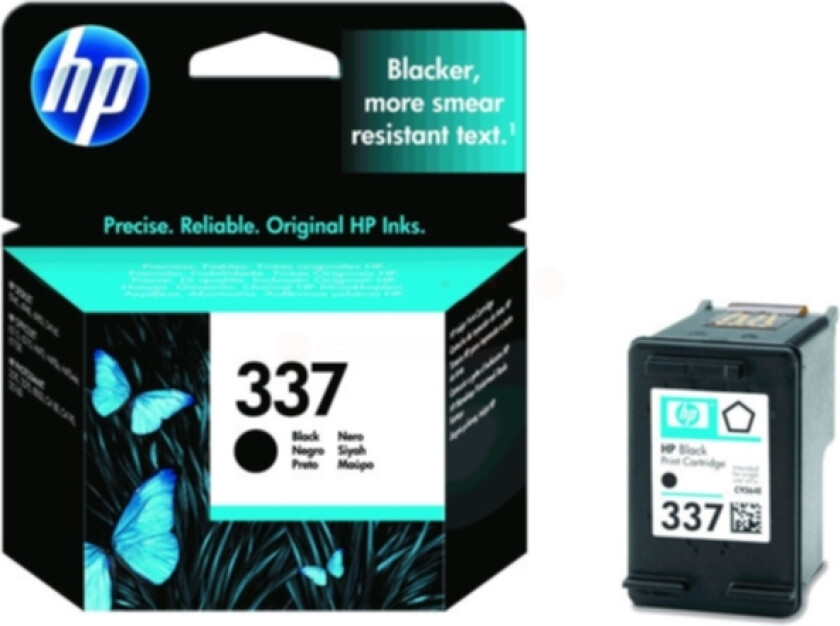 337 Blekkpatron svart