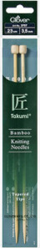 Takumi Strikkepinner Bambus 23cm 3,50mm