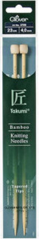 Takumi Strikkepinner Bambus 23cm 4,00mm