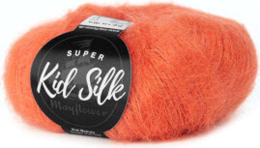 Super Kid Silk Garn Unicolor 60 Brent Sienna