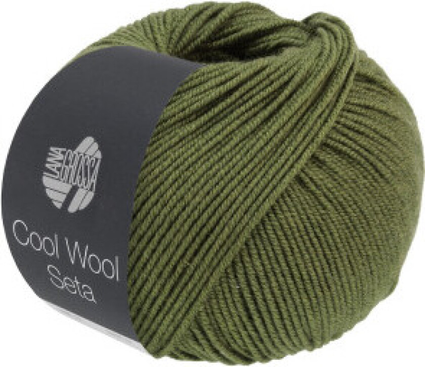 Cool Wool Seta-garn 06 Mosgrønt