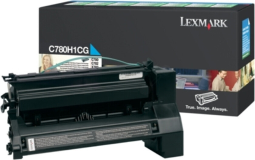 Toner cyan, 10.000 sider, høy kapasitet, return