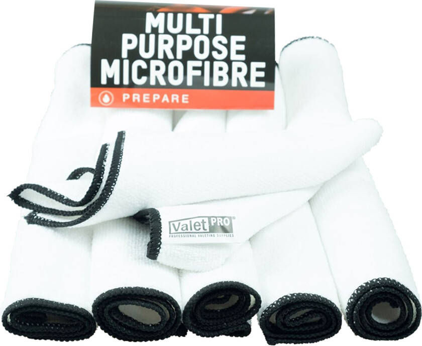 Mikrofiberkluter ValetPRO Multipurpose Microfibre Cloth, 6 stk., 6 stk. (1 pakke)