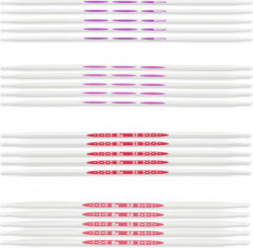 Bilde av Ergonomics Strømpepinnesett 20cm 2,5-4mm - 4 størrelser