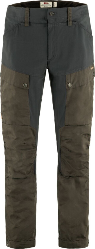 Men's Keb Trousers Dark Olive-Dark Grey 50/S, Dark Olive-Dark Grey