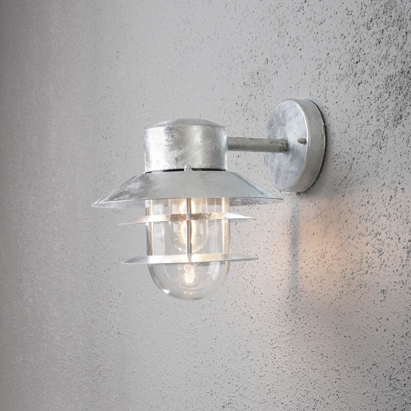 Modena vegglampe ned. Galvanisert 7310-320