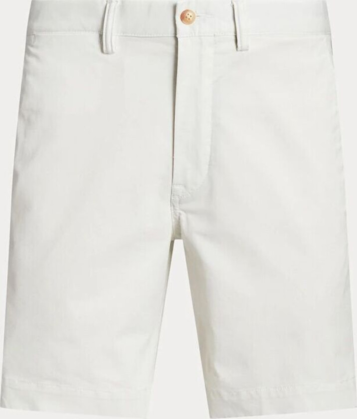 Stretch Straight Fit Chino Shorts Herre Hvit 36