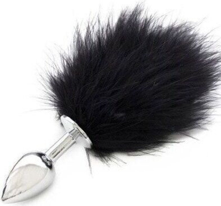 TOYZ4LOVERS Bunny Anal Plug Black Analplugg med hale