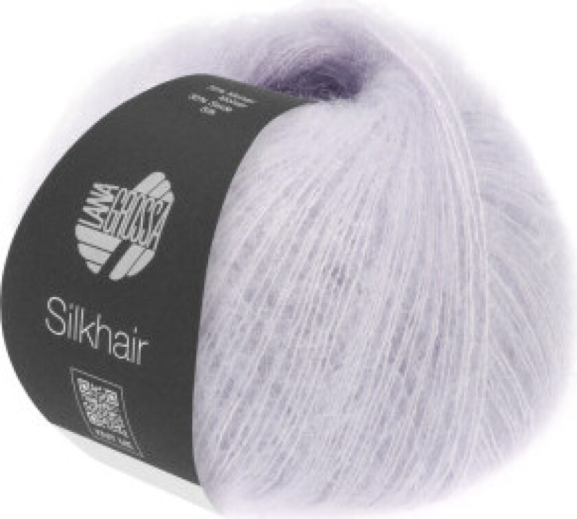 Silkhair Garn 152 Grå Lilla