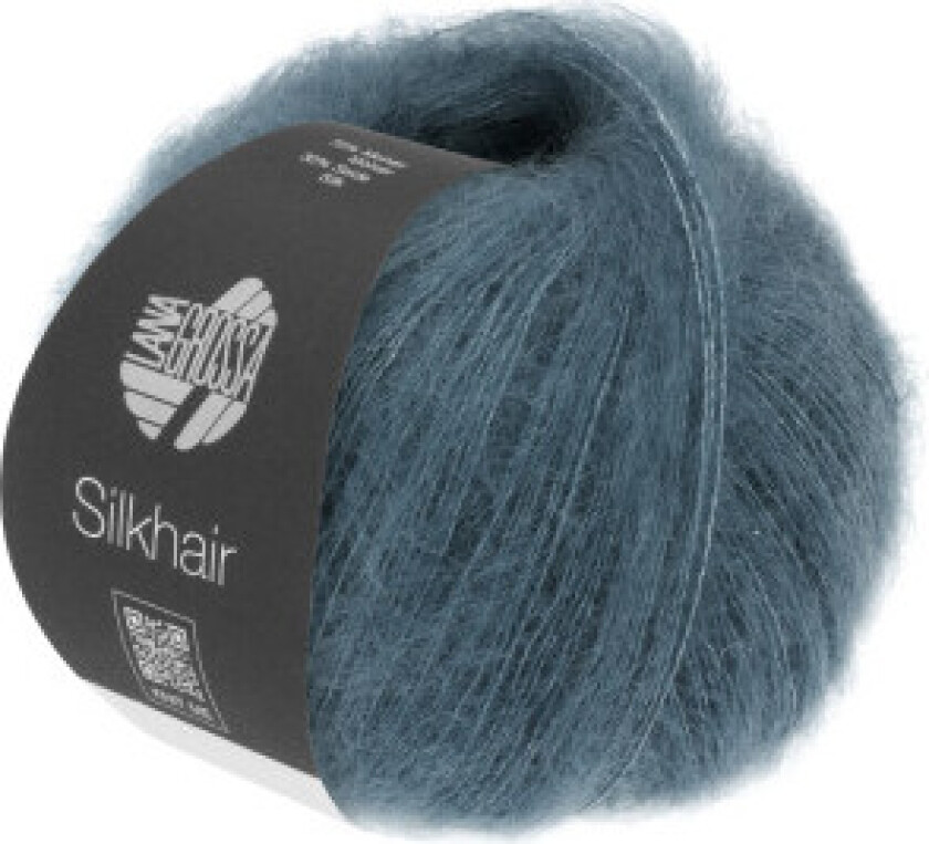 Silkhair Garn 202 Røykblått