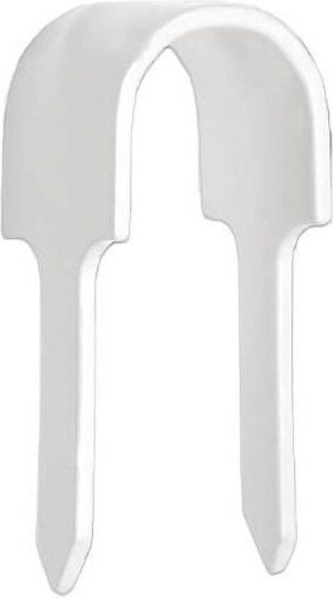 8-2B/16P Klammer elforsinket, med plastbelegg, 100-pakning