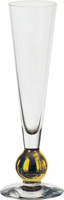 Nobel champagneglass 18 cl Clear-gold