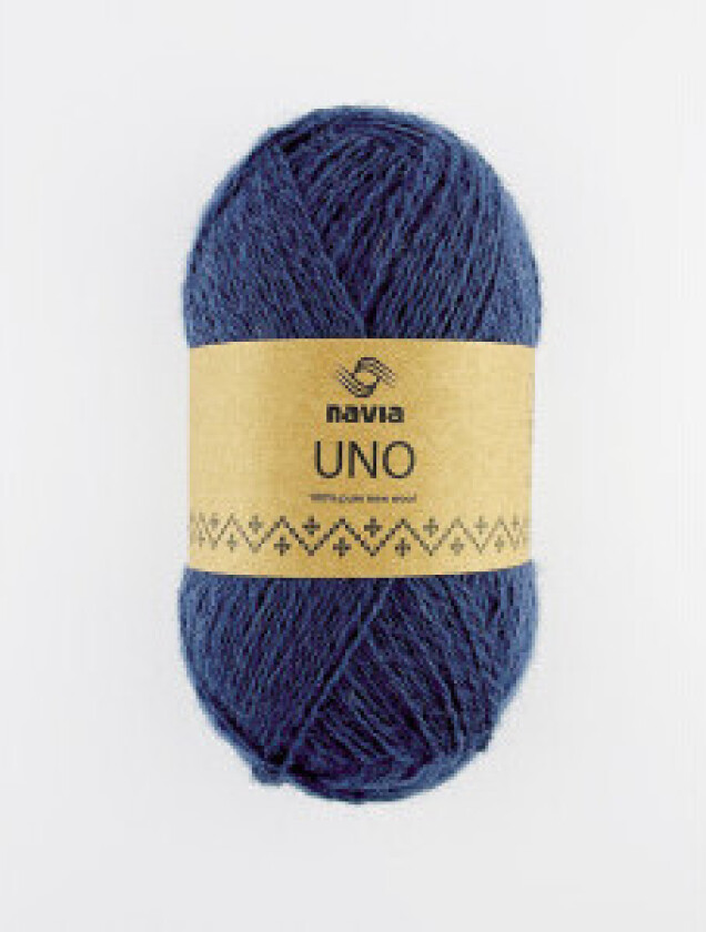 Uno Garn 174 Krone Blå
