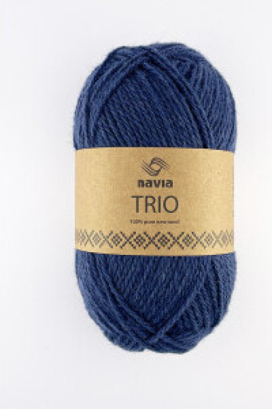 Trio Garn 374 Krone Blå